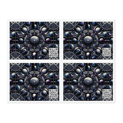 Tech Astronaut Tech-Forward Streetwear Meets Space Exploration Sticker Sheets - 8404 Design-46