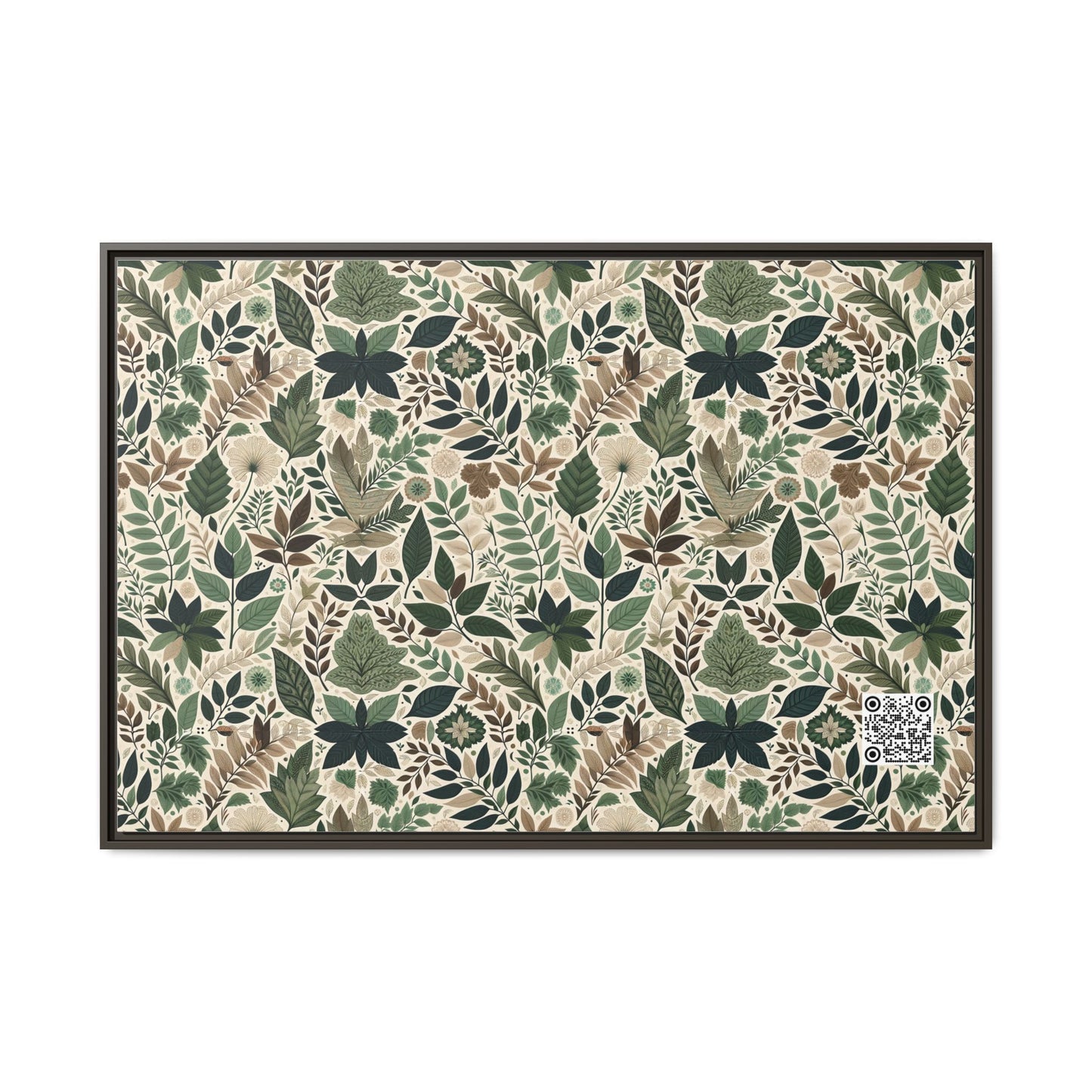 Streetwear Sustainability Environmentally Conscious Streetwear with a Natural Aesthetic Matte Canvas, Framed (multi-color) - 8404 Design-57 A