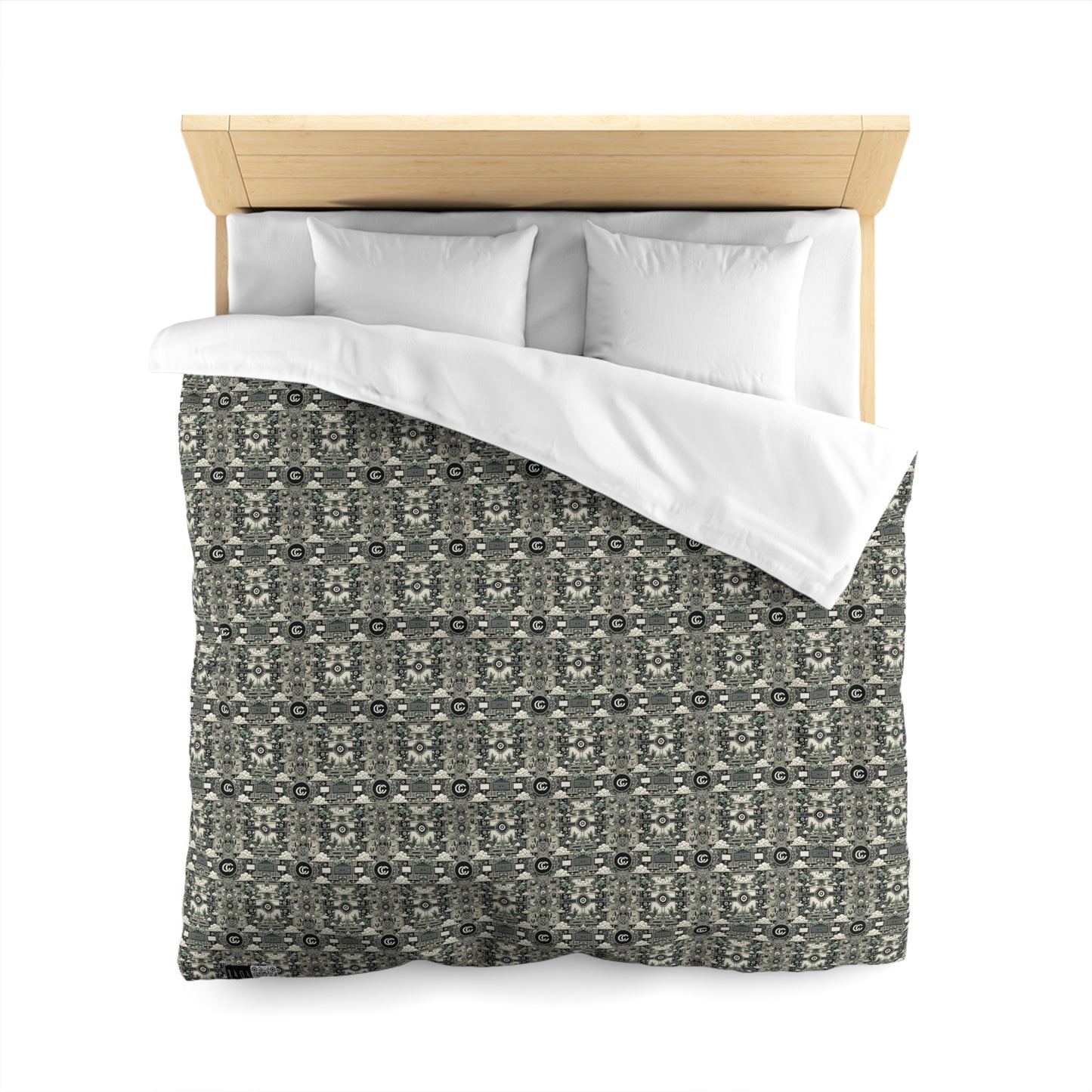 Cyber Garden Party Tech Garden Extravaganza Microfiber Duvet Cover - 8404 Design-54