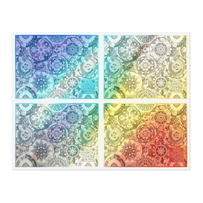 Cultural Artisanal Fusion Cultural Artisanal Streetwear Sticker Sheets - 8404 Design-61