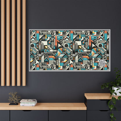 Digital Street Art Urban Street Style Matte Canvas, Framed (multi-color) - 8404 Design-81 B