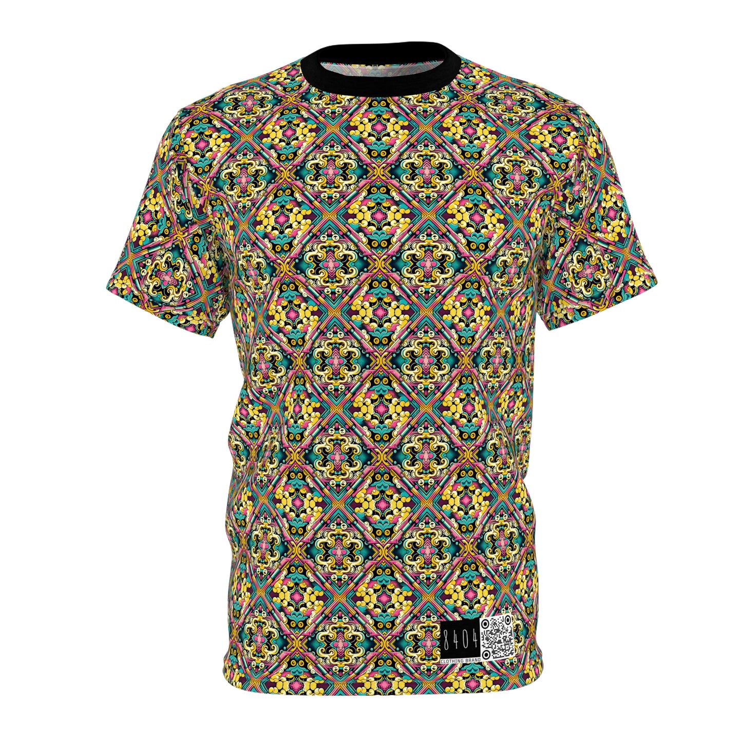 Neon Pop Art Revival Pop Culture Retro Unisex Cut & Sew Tee - 8404 Design-59