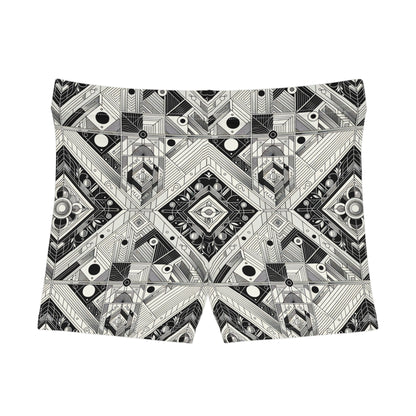Tech Minimalism Minimalist Tech Women's Shorts - 8404 Design-54