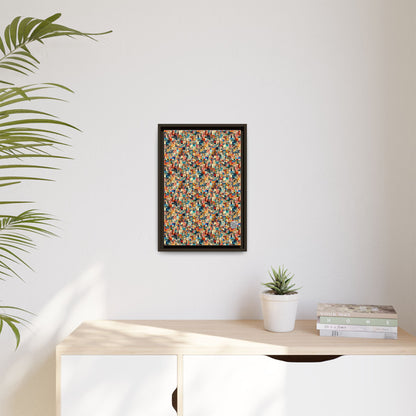 Digital Artistic Expression Artistic Streetwear Matte Canvas, Framed (multi-Color) - 8404 Design-46 B