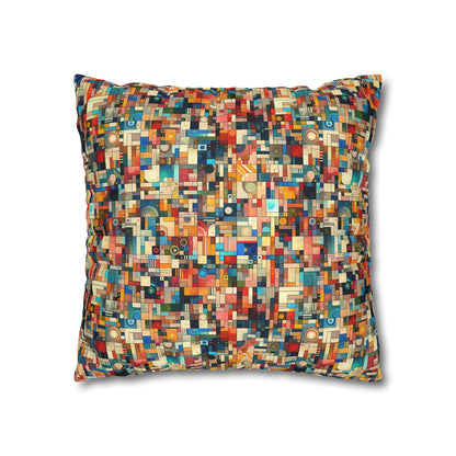 Digital Artistic Expression Artistic Streetwear Spun Polyester Square Pillowcase - 8404 Design-46