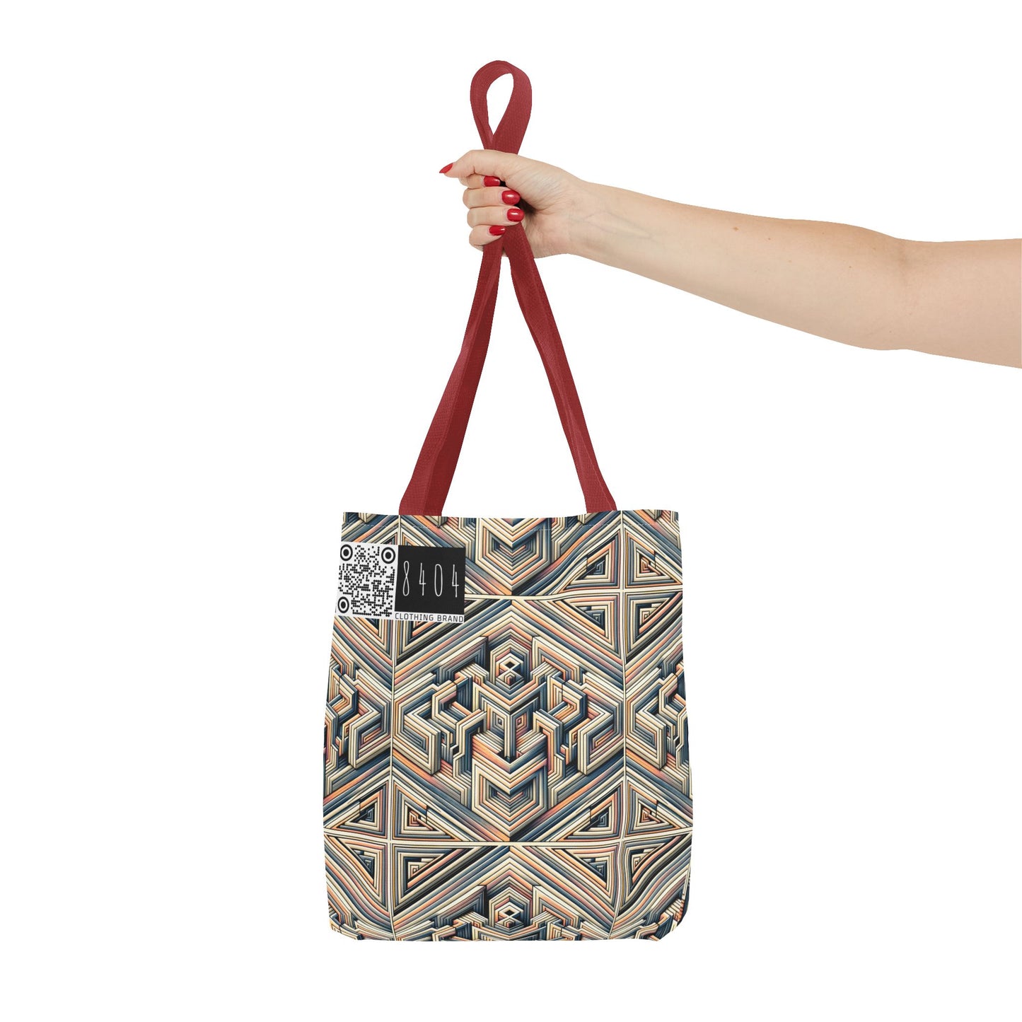 Tech Illusion Graphics Futuristic Artistry Tote Bag - 8404 Design-52