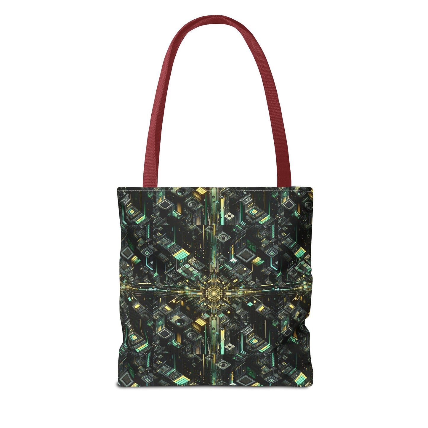 Tech Noir Graphics Tech-Inspired Streetwear Tote Bag - 8404 Design-66