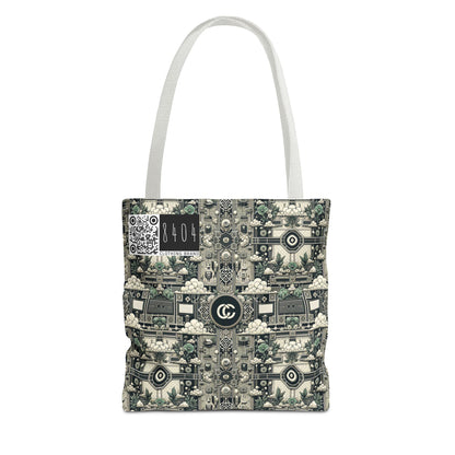 Cyber Garden Party Tech Garden Extravaganza Tote Bag - 8404 Design-54