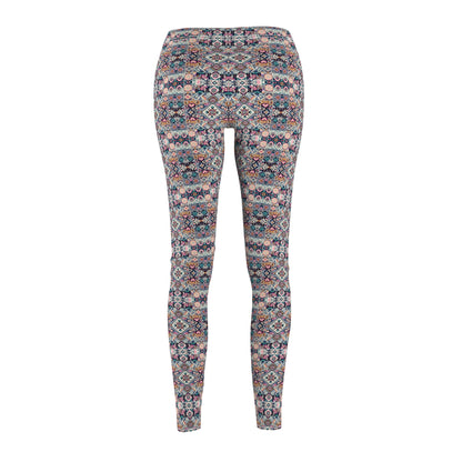 Digital Artisanal Fusion Digital Artisanal Women's Cut & Sew Casual Leggings - 8404 Design-65