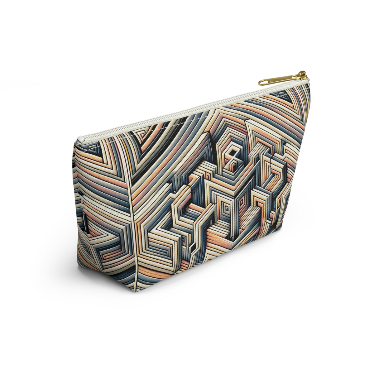 Tech Illusion Graphics Futuristic Artistry Accessory Pouch W T-bottom - 8404 Design-52