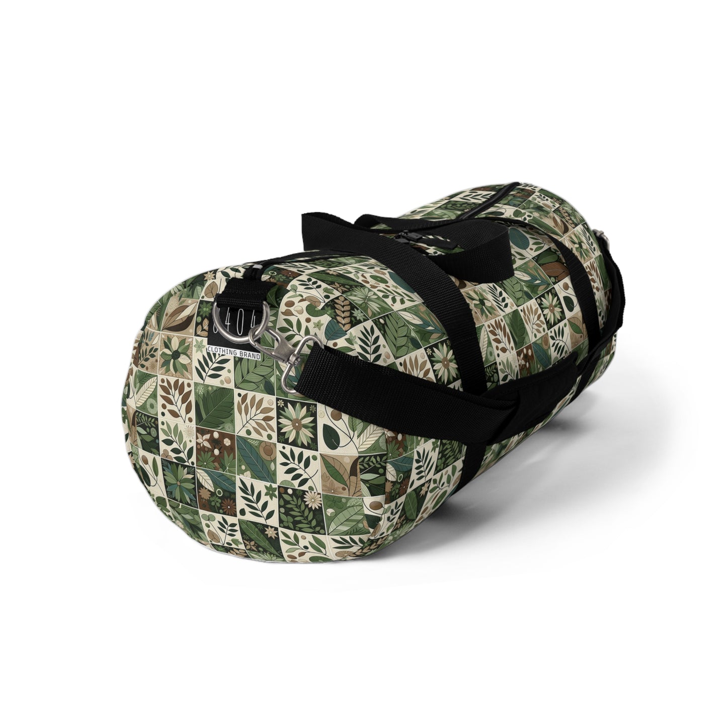 Streetwear Sustainability Environmentally Conscious Streetwear with a Natural Aesthetic Duffel Bag - 8404 Design-57