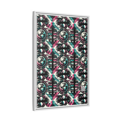 Digital Artistry Digital-native Streetwear Matte Canvas, Framed (multi-color) - 8404 Design-62 A