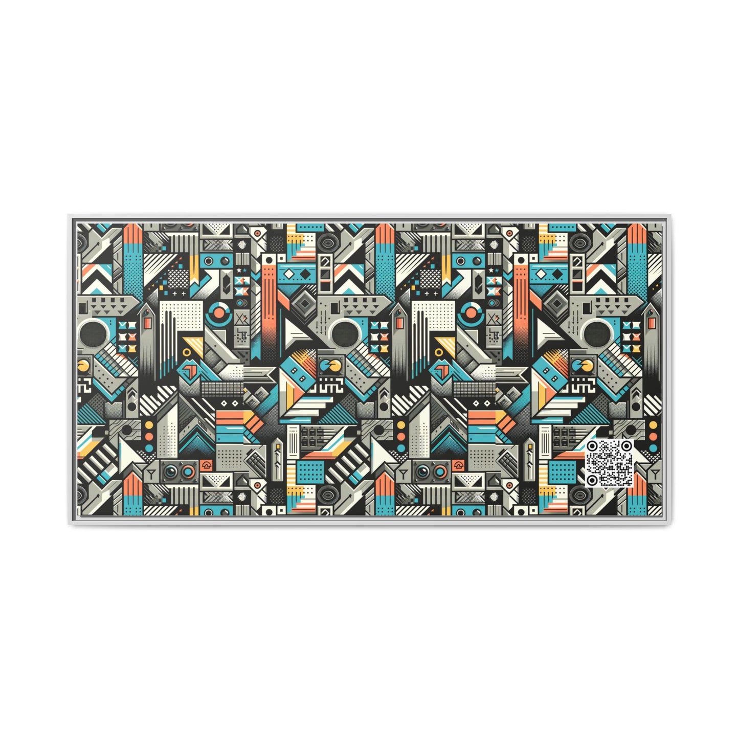 Digital Street Art Urban Street Style Matte Canvas, Framed (multi-color) - 8404 Design-81 B