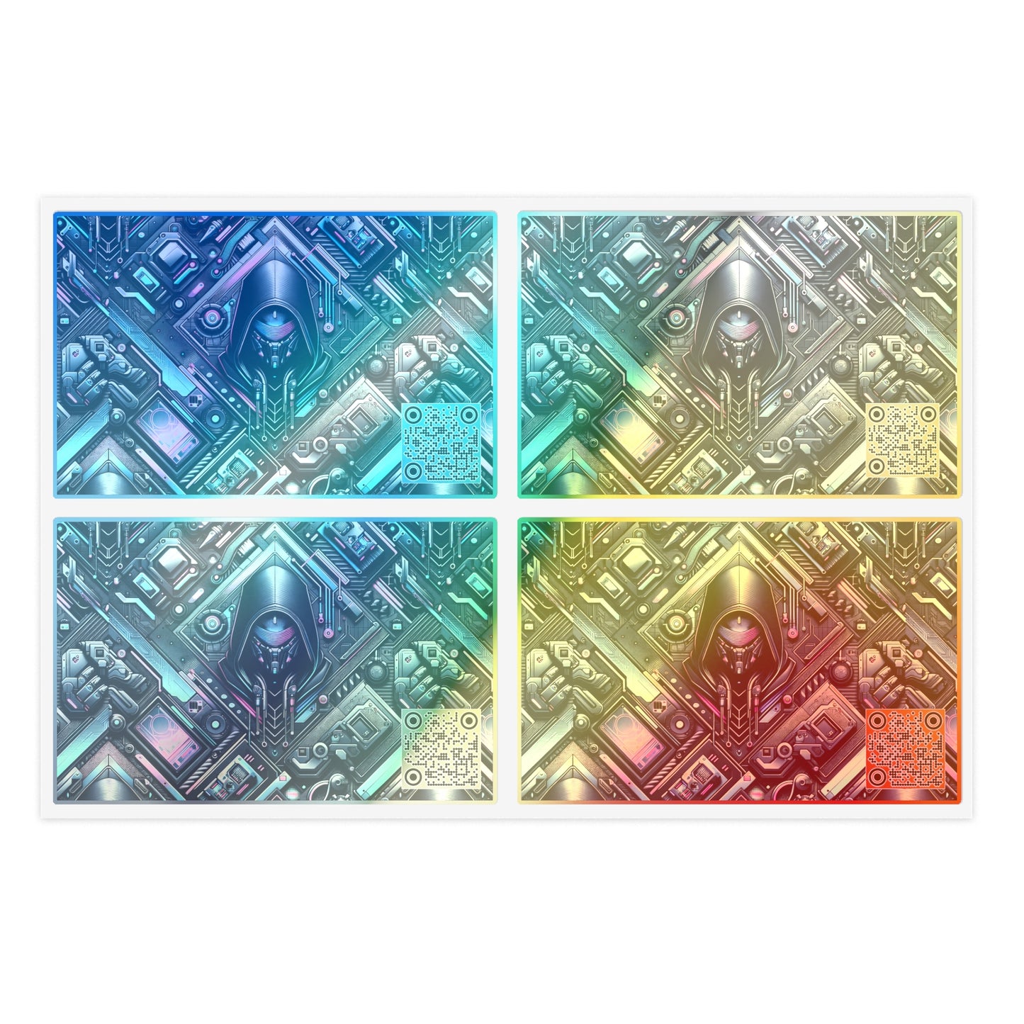 Tech-Inspired Graphics Tech-Forward Streetwear Sticker Sheets - 8404 Design-55