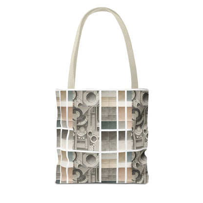 Tech Utility Chic Tech-Forward Minimalist Tote Bag - 8404 Design-59