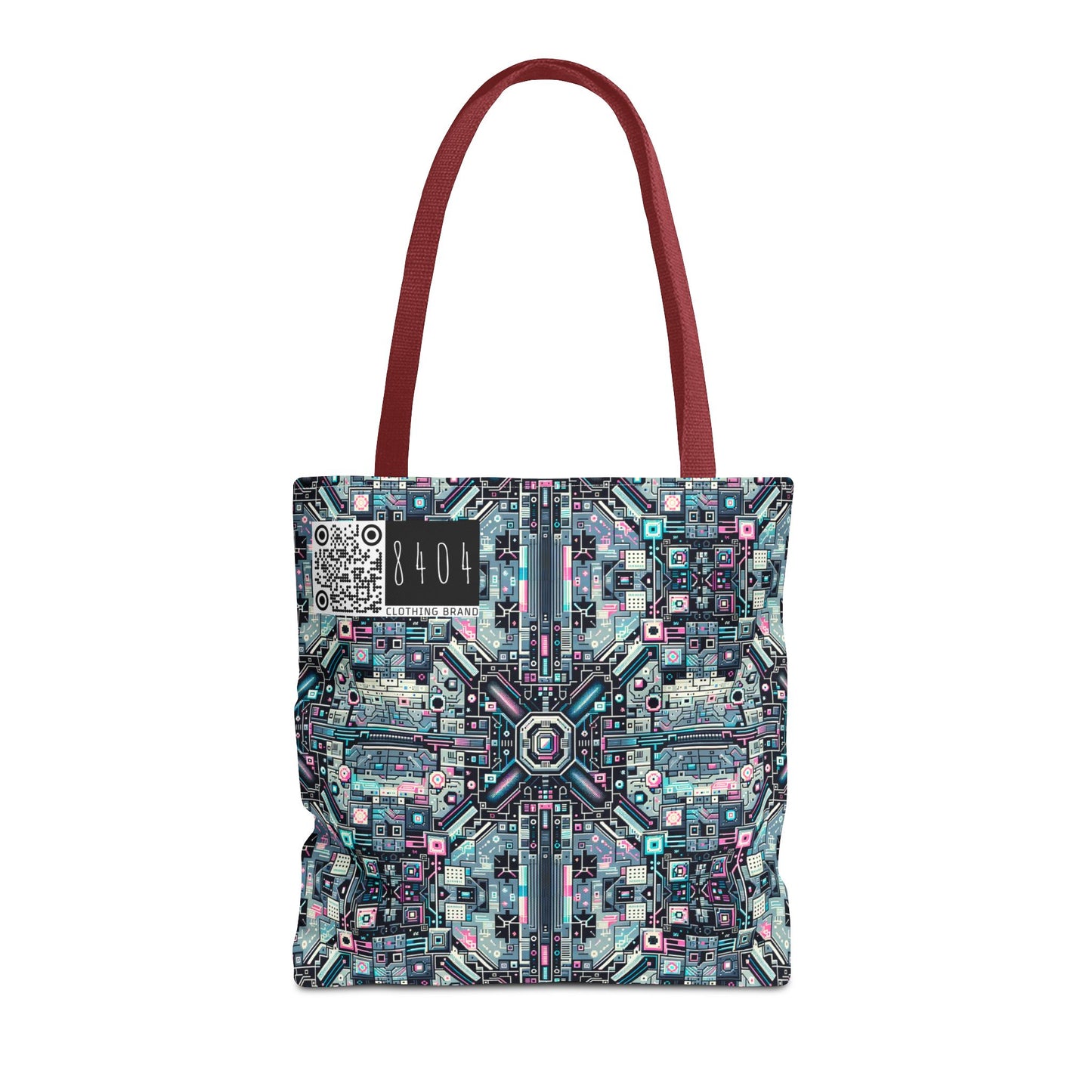 Digital Renaissance Tech-Forward Maximalism Tote Bag - 8404 Design-44