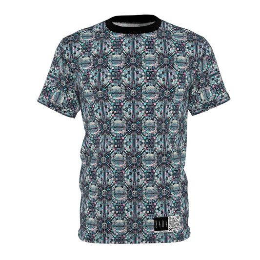 Digital Renaissance Tech-Forward Maximalism Unisex Cut & Sew Tee - 8404 Design-44