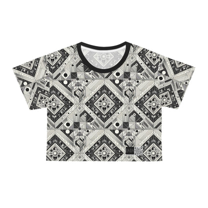 Tech Minimalism Minimalist Tech Crop Tee - 8404 Design-54