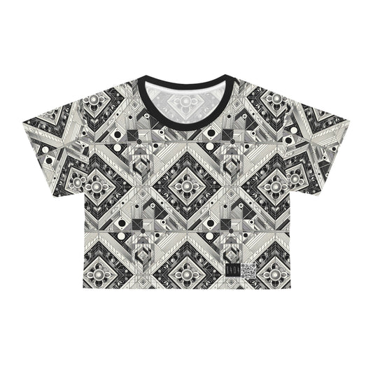 Tech Minimalism Minimalist Tech Crop Tee - 8404 Design-54