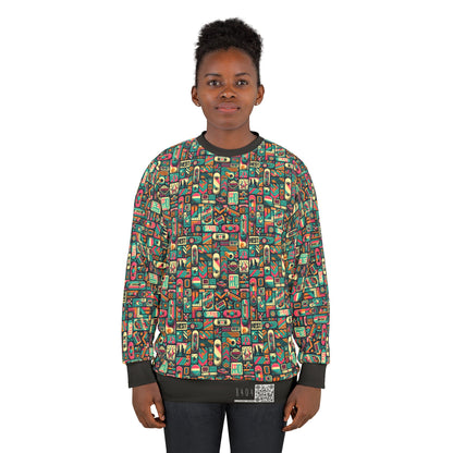 Skate Culture Revival Urban Retro Cool Sweatshirt - 8404 Design-61
