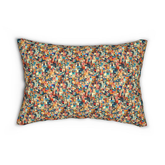 Digital Artistic Expression Artistic Streetwear Spun Polyester Lumbar Pillow - 8404 Design-46 S
