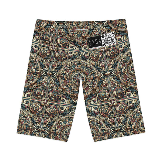Urban Renaissance Historical Fusion With Street Edge Women's Bike Shorts - 8404 Design-57
