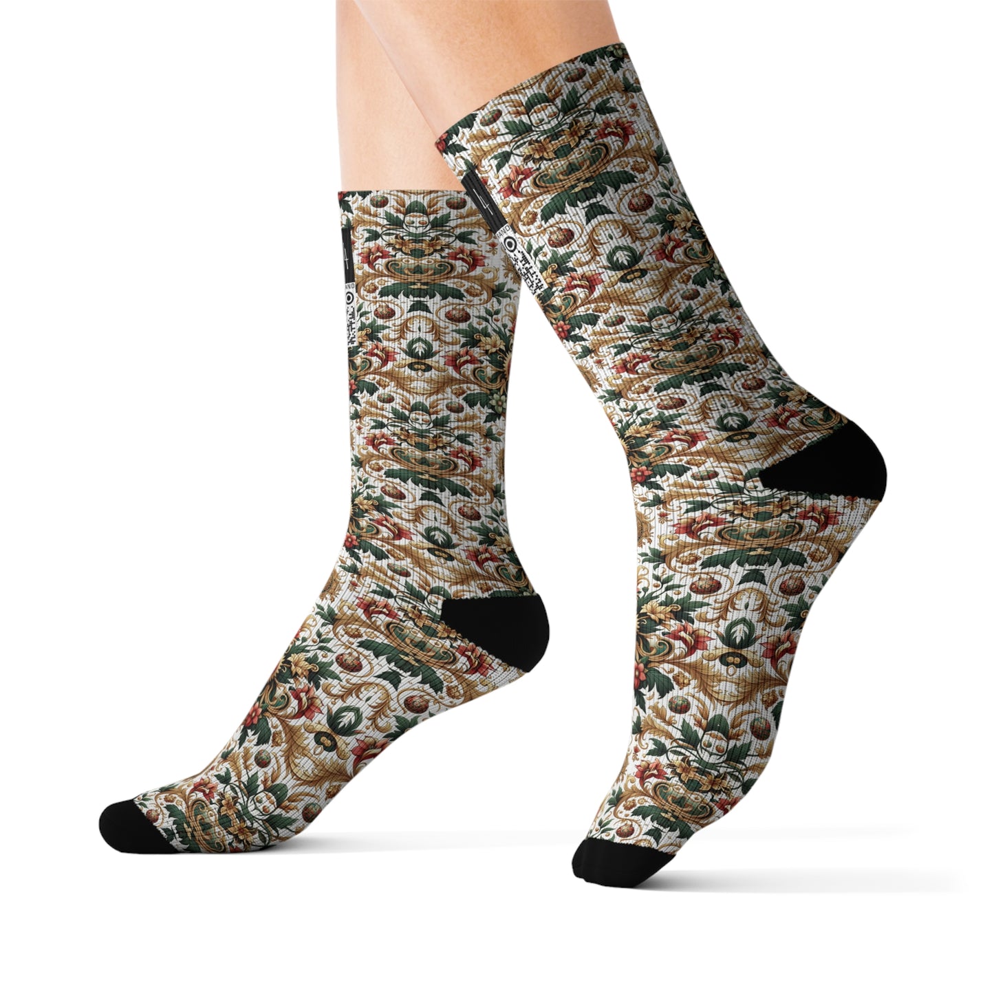 Monogram Madness Luxurious Streetwear Sublimation Socks - 8404 Design-68
