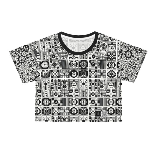 Digital Minimalism Minimalist Tech Crop Tee - 8404 Design-55
