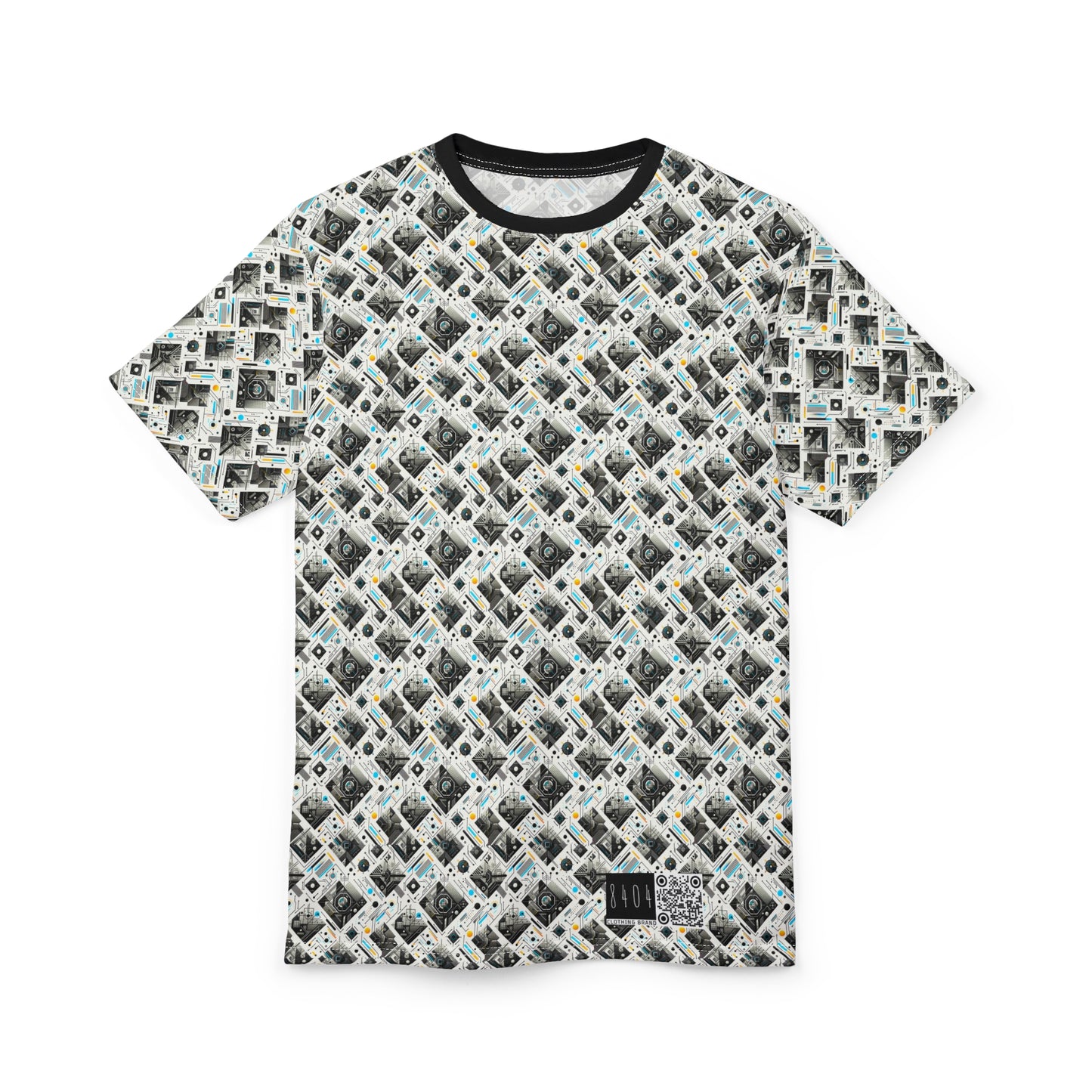 Tech Minimalism Minimalist Tech Unisex Cut & Sew Tee - 8404 Design-47