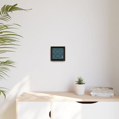 Digital Glitch Vibes Tech-Inspired Streetwear Matte Canvas, Framed (multi-Color) - 8404 Design-71 B