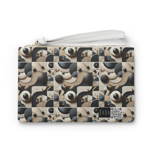 Tech-forward Luxe Streetwear Tech Luxe Fusion Clutch Bag - 8404 Design-71