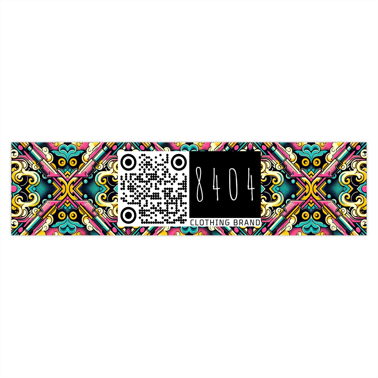 Neon Pop Art Revival Pop Culture Retro Bumper Sticker - 8404 Design-59