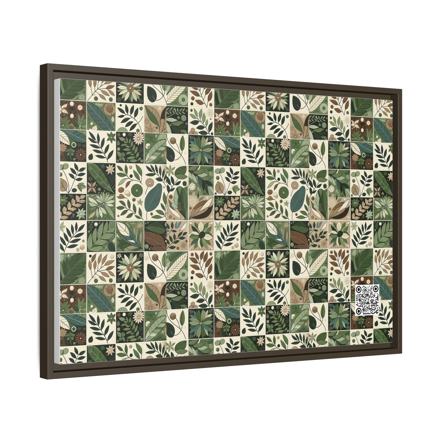 Streetwear Sustainability Environmentally Conscious Streetwear with a Natural Aesthetic Matte Canvas, Framed (multi-color) - 8404 Design-57 A