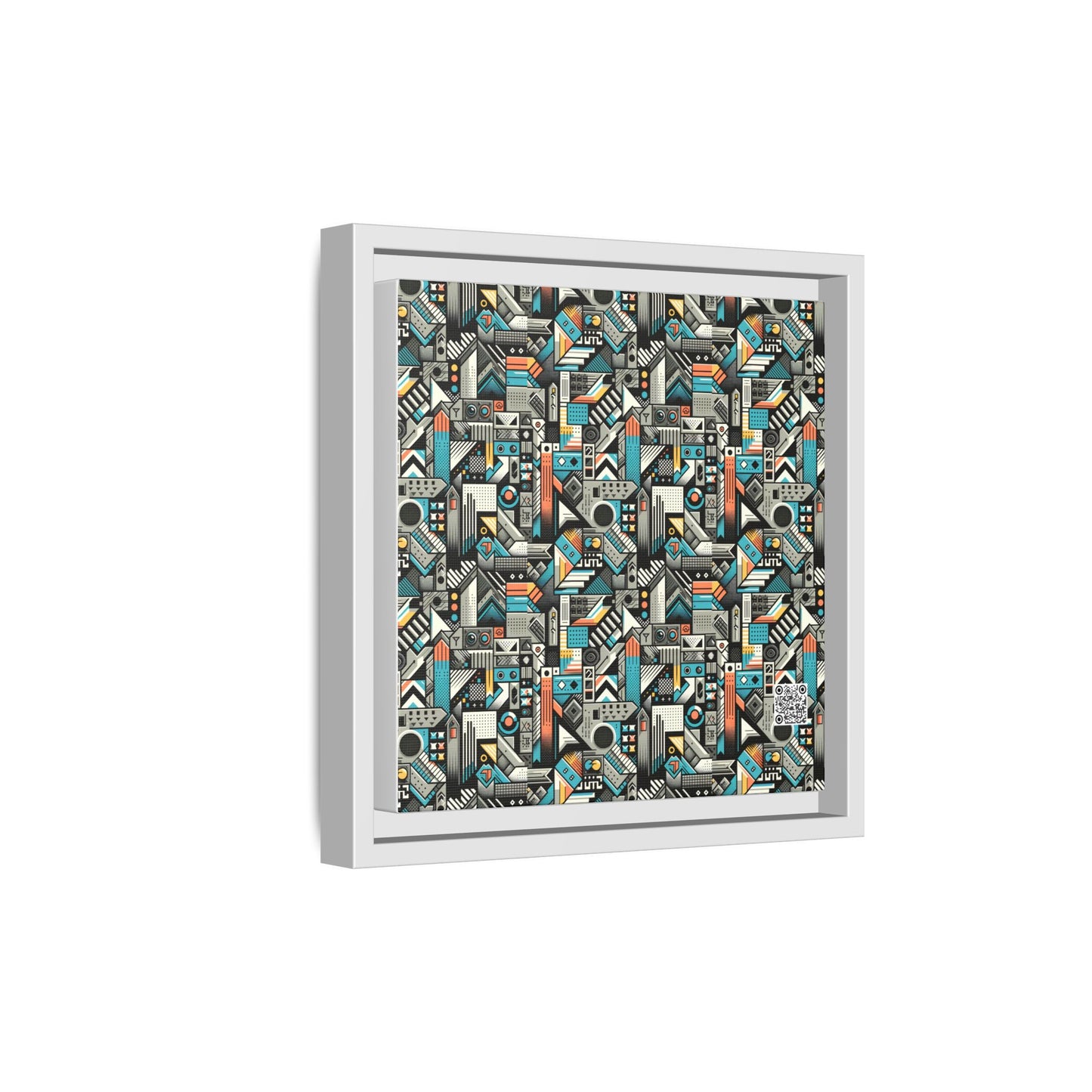 Digital Street Art Urban Street Style Matte Canvas, Framed (multi-color) - 8404 Design-81 B