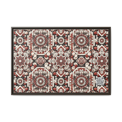 Neo Jomon Sculptural Aesthetics Artisanal Streetwear Matte Canvas, Framed (multi-Color) - 8404 Design-55 A