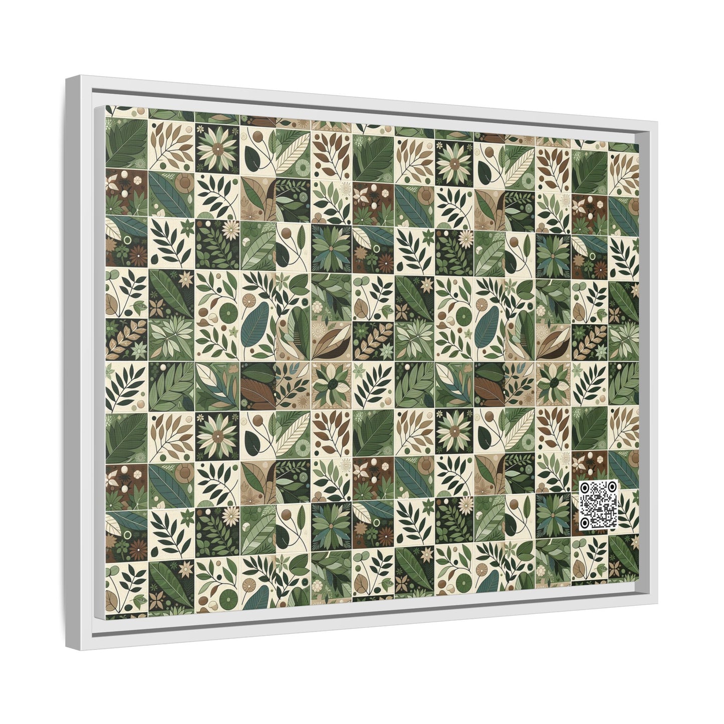 Streetwear Sustainability Environmentally Conscious Streetwear with a Natural Aesthetic Matte Canvas, Framed (multi-color) - 8404 Design-57 A