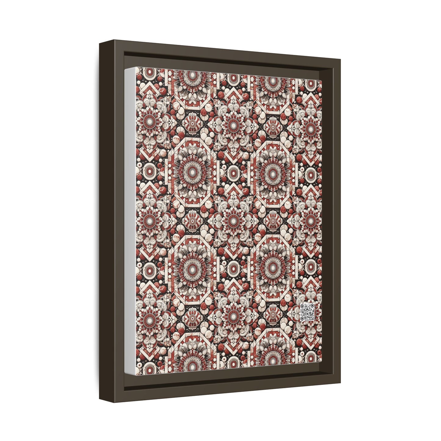 Neo Jomon Sculptural Aesthetics Artisanal Streetwear Matte Canvas, Framed (multi-Color) - 8404 Design-55 A