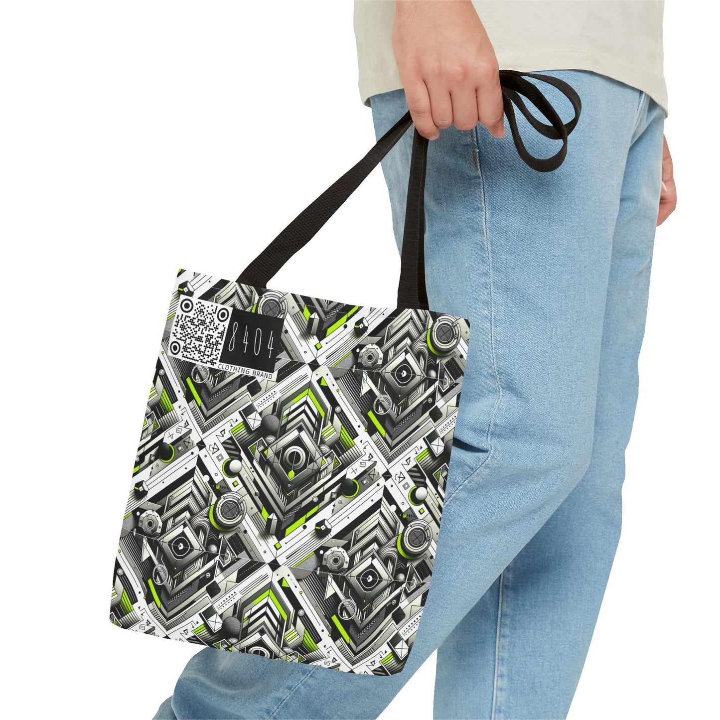 Elevated Sporty Tech Tech-Forward Streetwear Tote Bag - 8404 Design-70