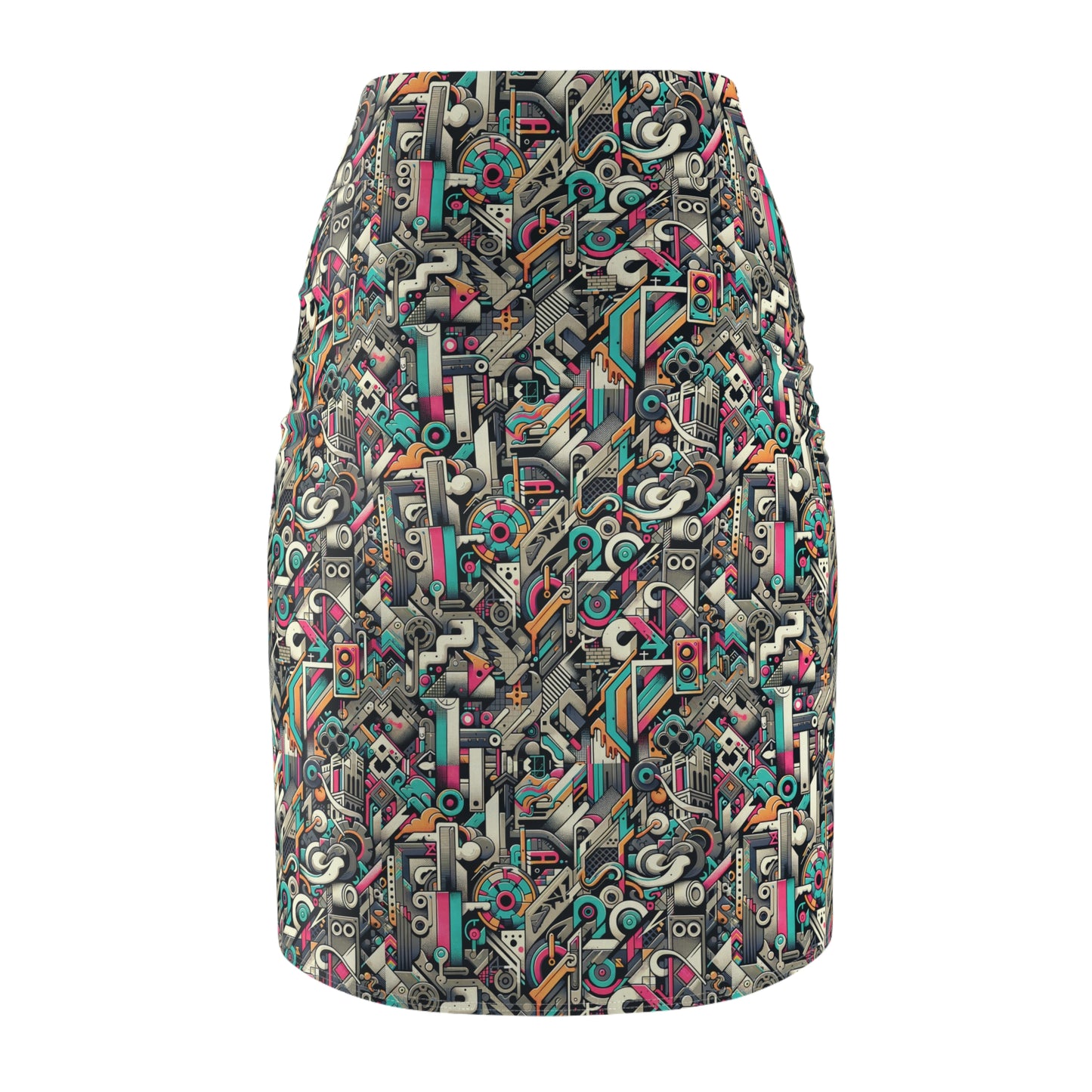 Digital Street Art Urban Street Style Women's Pencil Skirt - 8404 Design-74