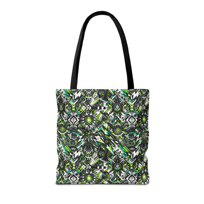 Graffiti Tech Fusion Bold Streetwear Fusion Tote Bag - 8404 Design-50