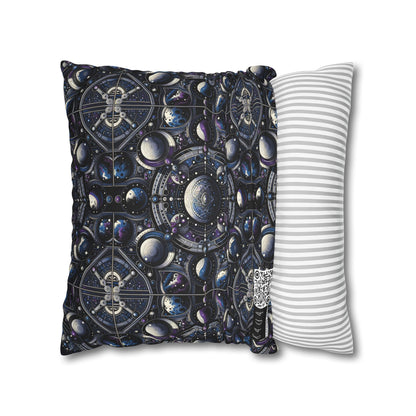 Tech Astronaut Tech-Forward Streetwear Meets Space Exploration Spun Polyester Square Pillowcase - 8404 Design-46