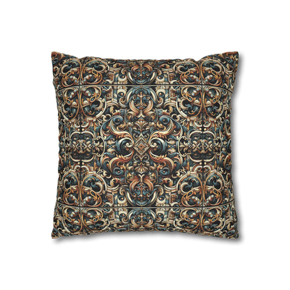 Urban Renaissance Historical Fusion With Street Edge Spun Polyester Square Pillowcase - 8404 Design-59