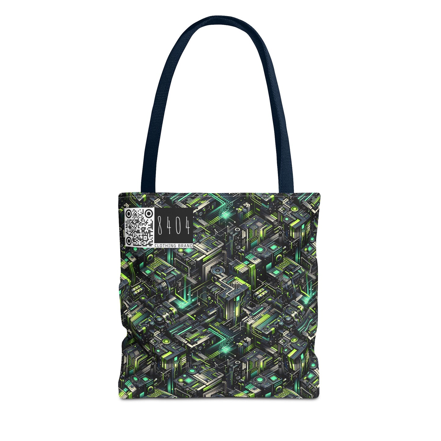 Tech-Infused Graphics Tech-Forward Streetwear Tote Bag - 8404 Design-47