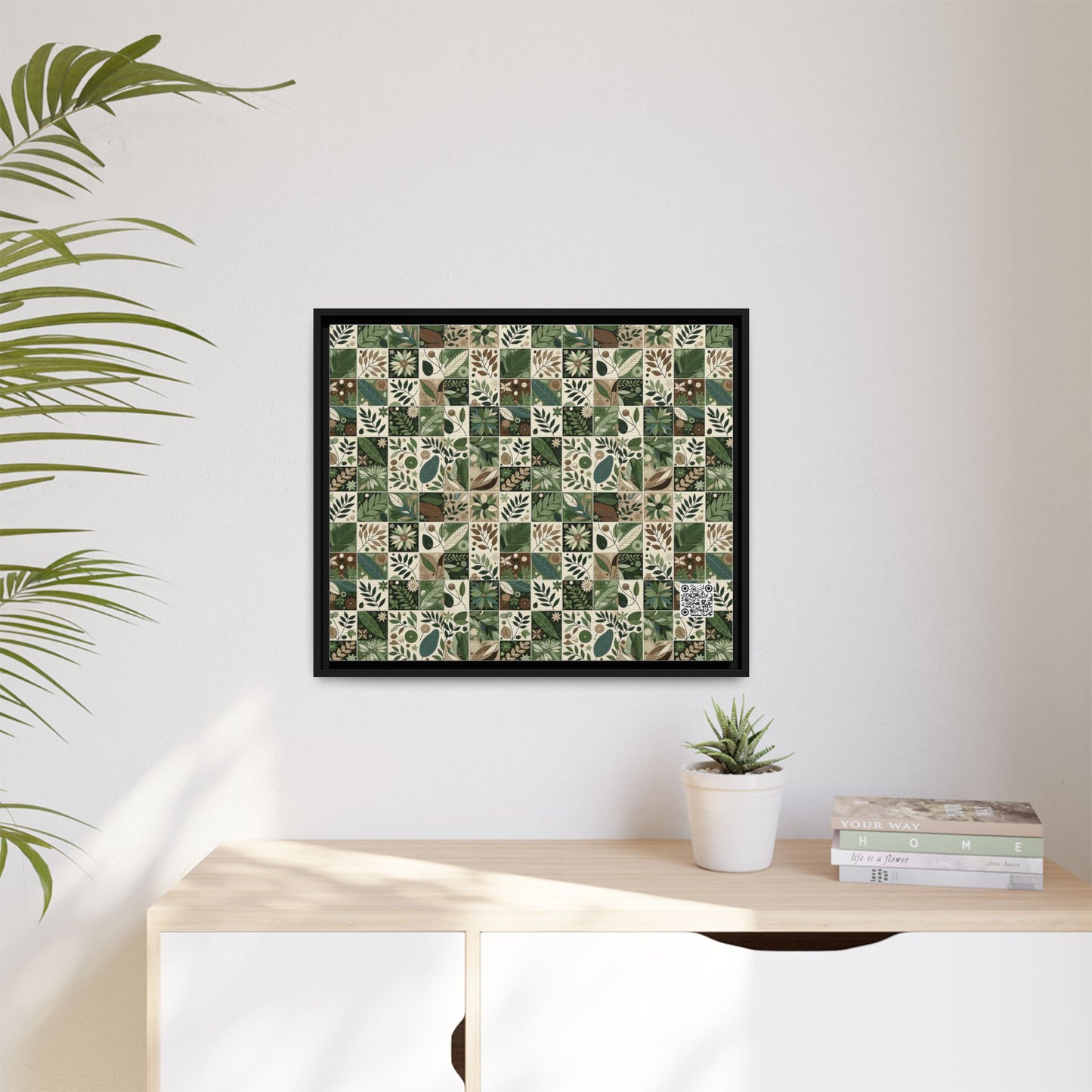 Streetwear Sustainability Environmentally Conscious Streetwear with a Natural Aesthetic Matte Canvas, Framed (multi-color) - 8404 Design-57 B