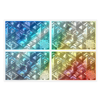Tech-Infused Futurism Futuristic Tech Sticker Sheets - 8404 Design-61