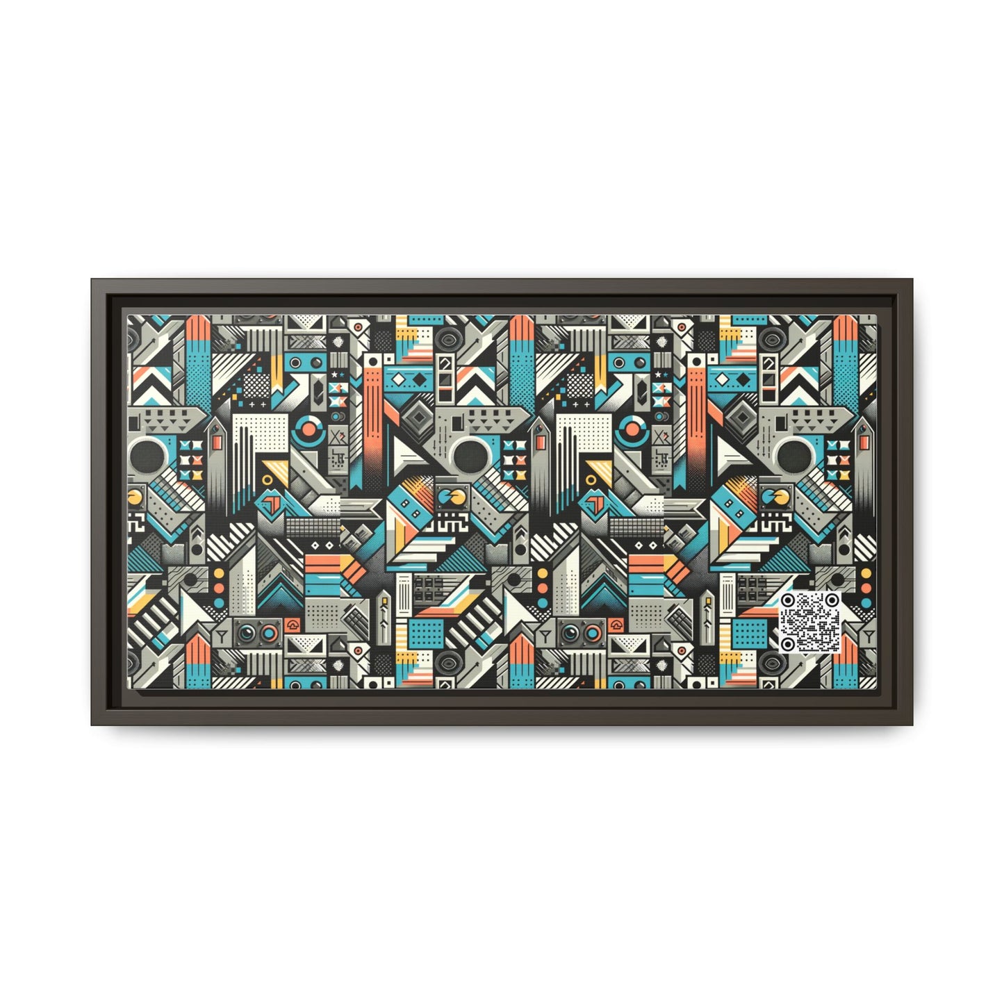 Digital Street Art Urban Street Style Matte Canvas, Framed (multi-color) - 8404 Design-81 B