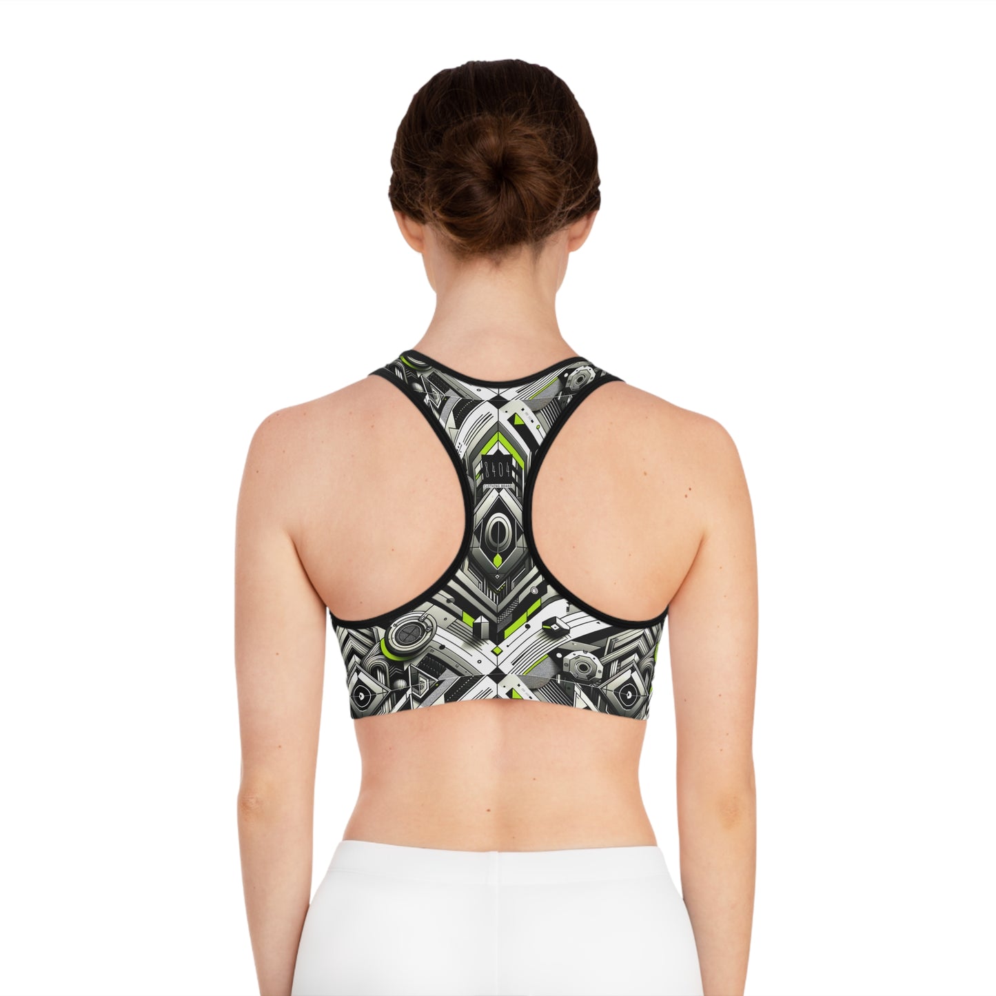 Elevated Sporty Tech Tech-Forward Streetwear Sports Bra - 8404 Design-70