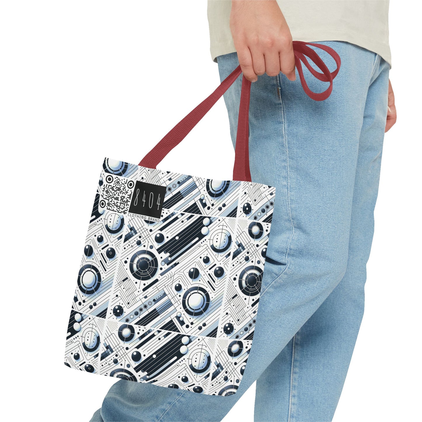 Tech Minimalism Minimalist Tech Tote Bag - 8404 Design-70