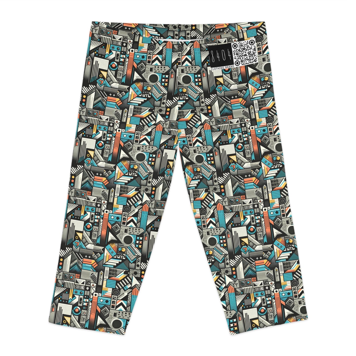 Digital Street Art Urban Street Style Women's Capri Leggings - 8404 Design-81