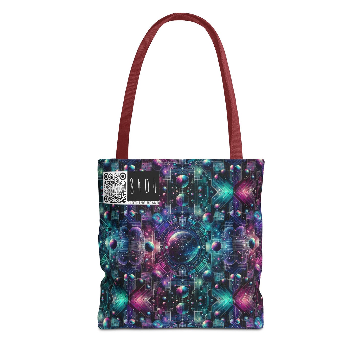 Galactic Hues Tech-Forward Cosmic Fusion Tote Bag - 8404 Design-59